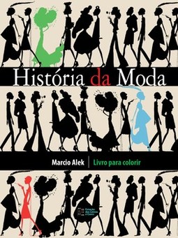 História da moda: livro para colorir