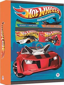 Hot Wheels: com 6 livros cartonados