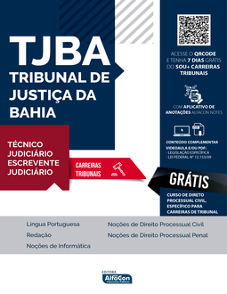 TJBA - Tribunal de Justiça da Bahia - Técnico judiciário e escrevente judiciário
