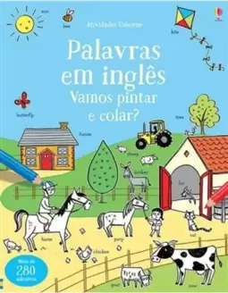 Palavras em Inglês : Vamos Pintar e Colar?