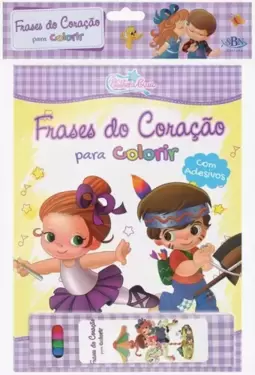 Estrela Guia - Frases do Coração para Colorir - Kit Livro + Lápis de cor