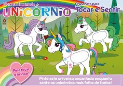Floresta encantada - Unicórnio: prancheta para tocar e sentir
