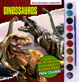 Dinossauros - Livro para pintar com aquarela