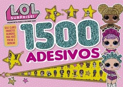 L.O.L. Surprise!: prancheta para colorir com 1500 adesivos