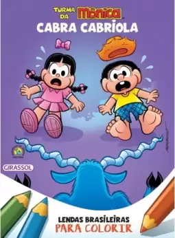 Turma da Mônica - Lendas Brasileiras para Colorir - Cabra Cabriola