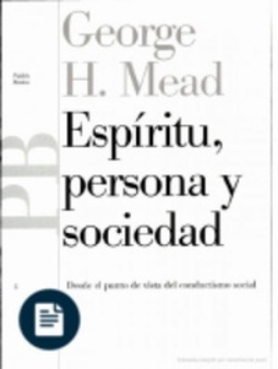 Espíritu, persona y sociedad (Básica)