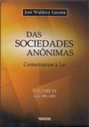 Das sociedades anônimas: comentários à lei (arts. 189 a 300)