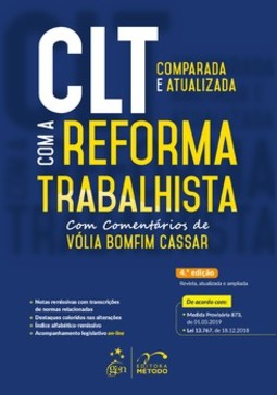 CLT comparada e atualizada com a reforma trabalhista