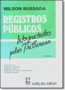 Registros Publicos - Interpretados Pelos Tribunais