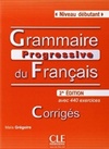 Grammaire Progressive du Français Debutant Corrrige