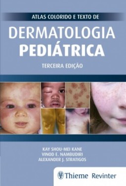 Atlas colorido e texto de dermatologia pediátrica