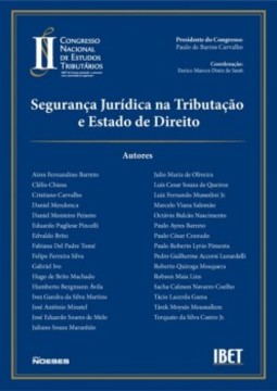 Segurança jurídica na tributação e Estado de direito