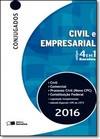 Codigos 4 Em 1 - Conjugados - Civil E Empresarial (2016)