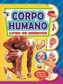Corpo humano: livro de adesivos