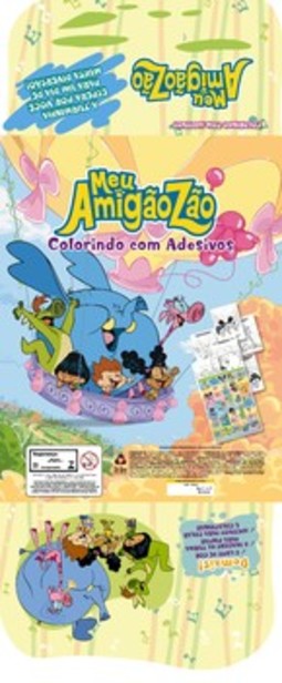 Meu Amigãozão - Colorindo com adesivos