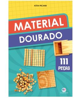 Material dourado - Livro com peças