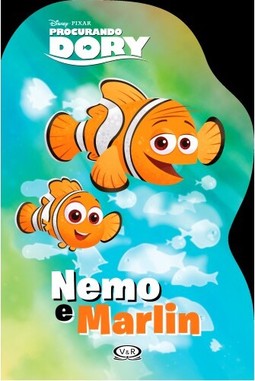 Nemo e marlin (procurando Dory) – livro recortado
