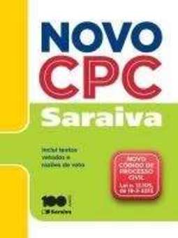 NOVO CÓDIGO DE PROCESSO CIVIL - LEGISLAÇÃO SARAIVA DE BOLSO 2015