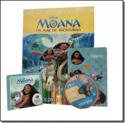 Moana -  Disney - Caixa com 5 em 1