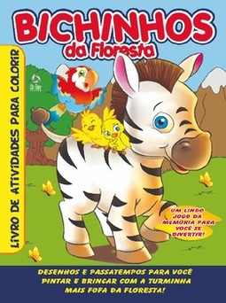 Bichinhos da floresta: livro de atividades para colorir