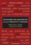 Dicionário polilinguístico português, arabe, francês e inglês