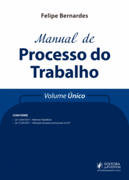 Manual de processo do trabalho: volume único