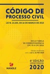Novo código de processo civil: lei n. 13.105, de 16 de março de 2015