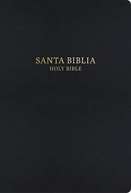 Biblia Bilingue Letra Grande-PR-Rvr 1960/KJV: RVR 1960/KJV Negro, Imitacion Piel, Biblia Bilingue, Letra Grande