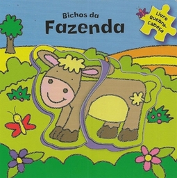 BICHOS DA FAZENDA - LIVRO QUEBRA-CABEÇA