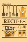 Blank Cookbook Recipes: Formatted To Help You Organize Your Recipes - Golden Cover (Blank Recipe Book)