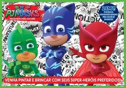 Pj Masks - Prancheta para colorir