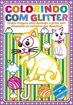 Colorindo com glitter: bichinhos de estimação