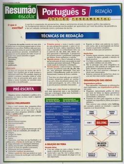 RESUMAO: PORTUGUES 5 - REDAÇAO