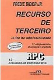 Recurso de Terceiro: Juízo de Admissibilidade