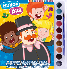 Mundo Bita - Livro para pintar com aquarela