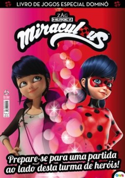 Miraculous Ladybug: livro de jogos especial dominó
