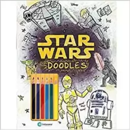 Star Wars Doodles Ler e Colorir com Lapis