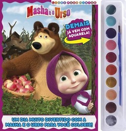 Masha e o urso - Livro para pintar