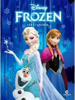 GIGANTE LER E COLORIR FROZEN