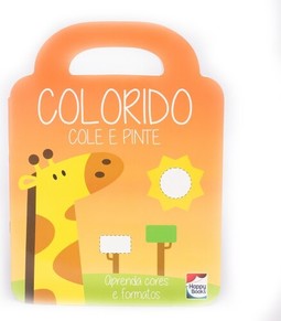 Colorido - cole e pinte: Alaranjado