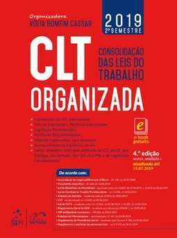 CLT organizada: Consolidação das Leis do Trabalho