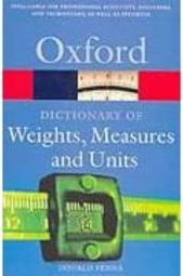 Dictionary of Weights, Measures and Units - IMPORTADO
