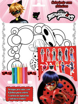 Miraculous Ladybug - Colorindo com adesivos