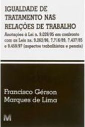 Igualdade de tratamento nas relações de trabalho