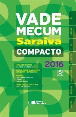 VADE MECUM SARAIVA 2016 COMPACTO