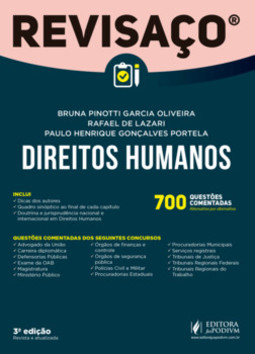 Direitos humanos: 700 questões comentadas, alternativa por alternativa