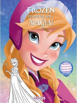 Disney - Frozen - colorindo com - magia