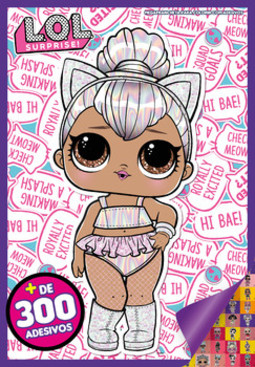 L.O.L. Surprise! Mega prancheta para colorir com adesivos 2