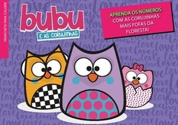 Bubu e as corujinhas: prancheta para colorir