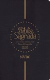 Bíblia NVI gigante Novo Testamento - 2 Cores Luxo preta